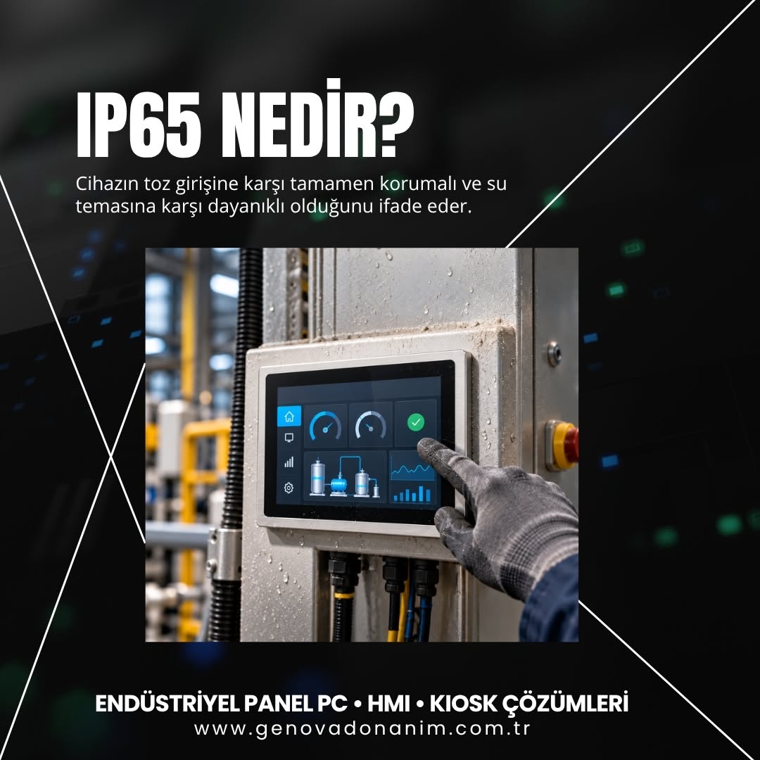 IP65 sadece bir teknik ifade değil; doğru ortamda doğru cihaz seçiminin önemli kriterlerinden biridir.